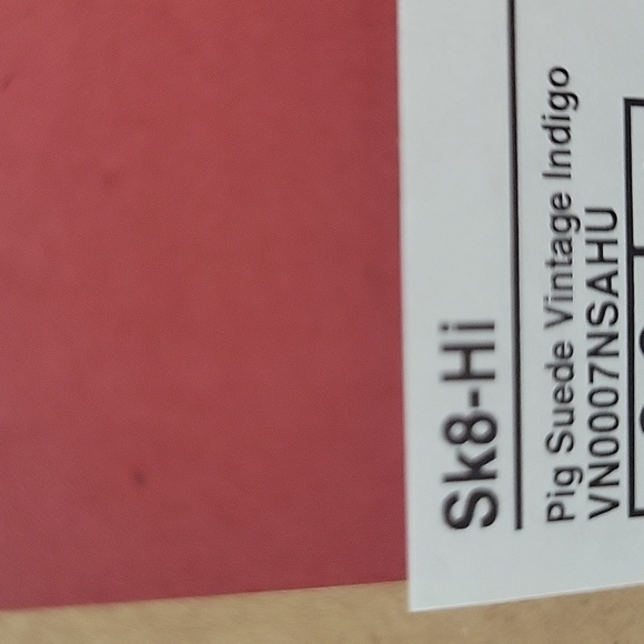 Van's SK8-Hi Brand new in the box authentic uper leather . - Picture 12 of 12